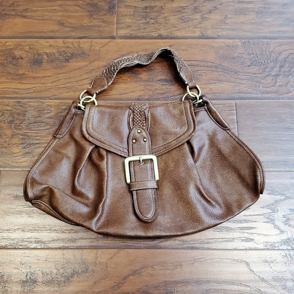 New Tommy Hilfiger Brown Leather Handbag Purse